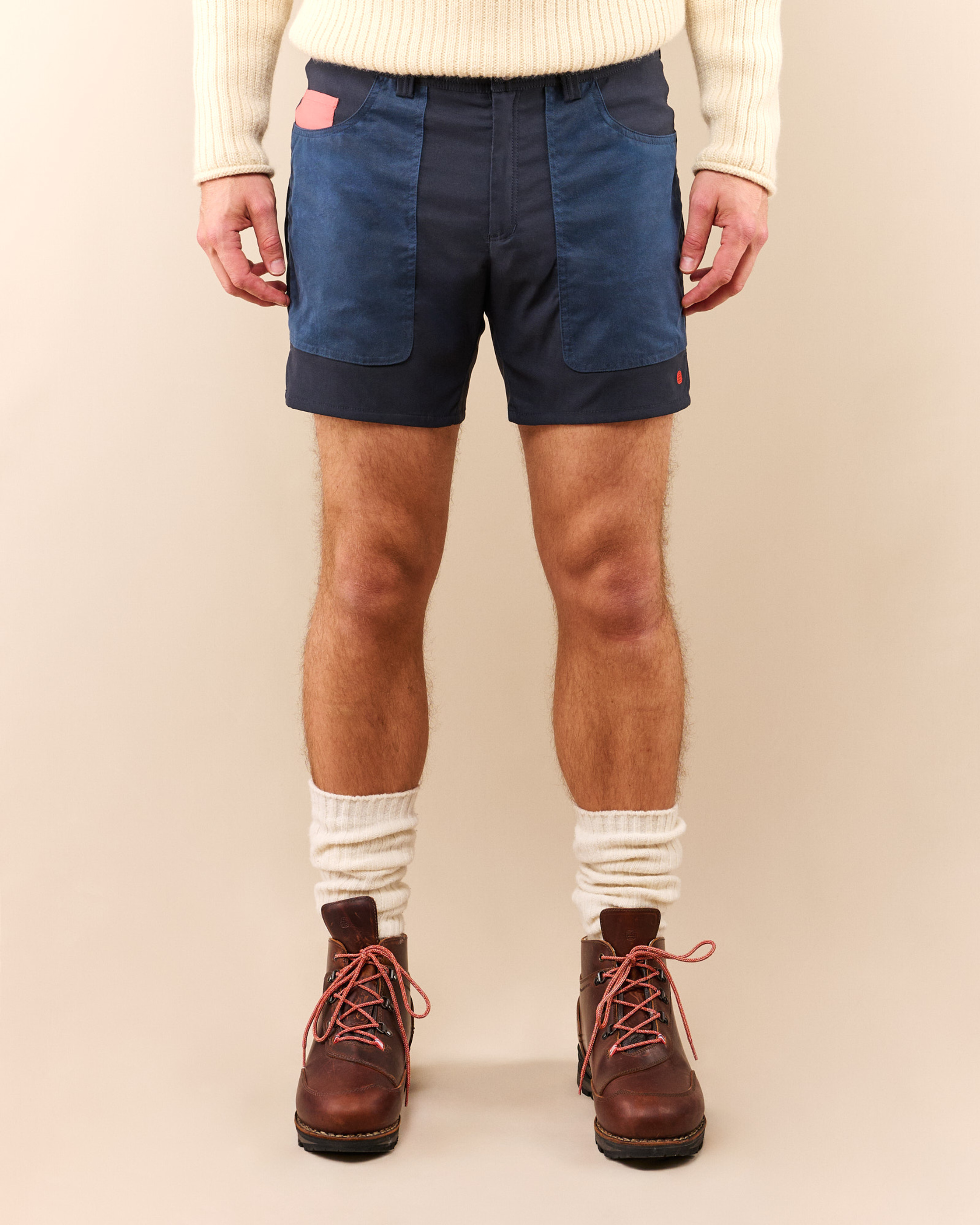 パンツ Indigo Field Shorts DENIM TUCK FIELD SHORTS – OBLIGE
