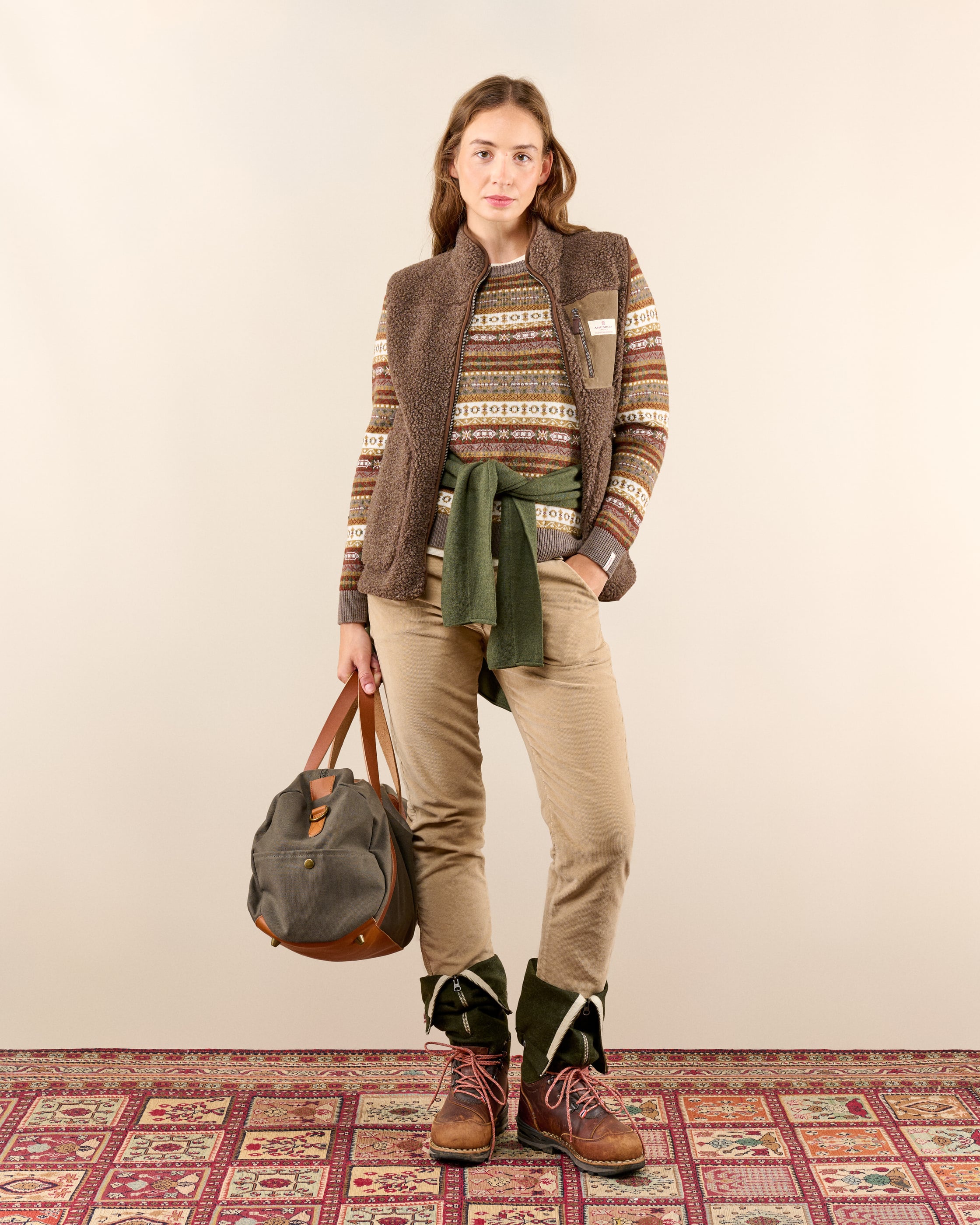 FJORDCORD SLACKS 16 WALE WOMENS | Amundsen Sports