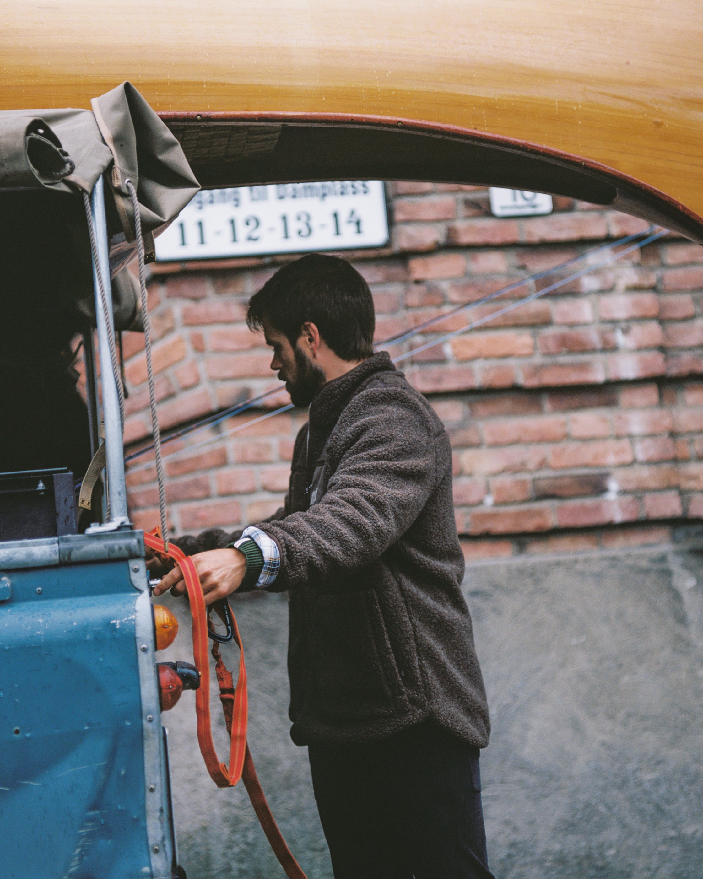 〈HEOS〉ヘオース ウエスタンジャケット レッド久遠 HEROES WOOL FLEECE JACKET MENS | Amundsen Sports