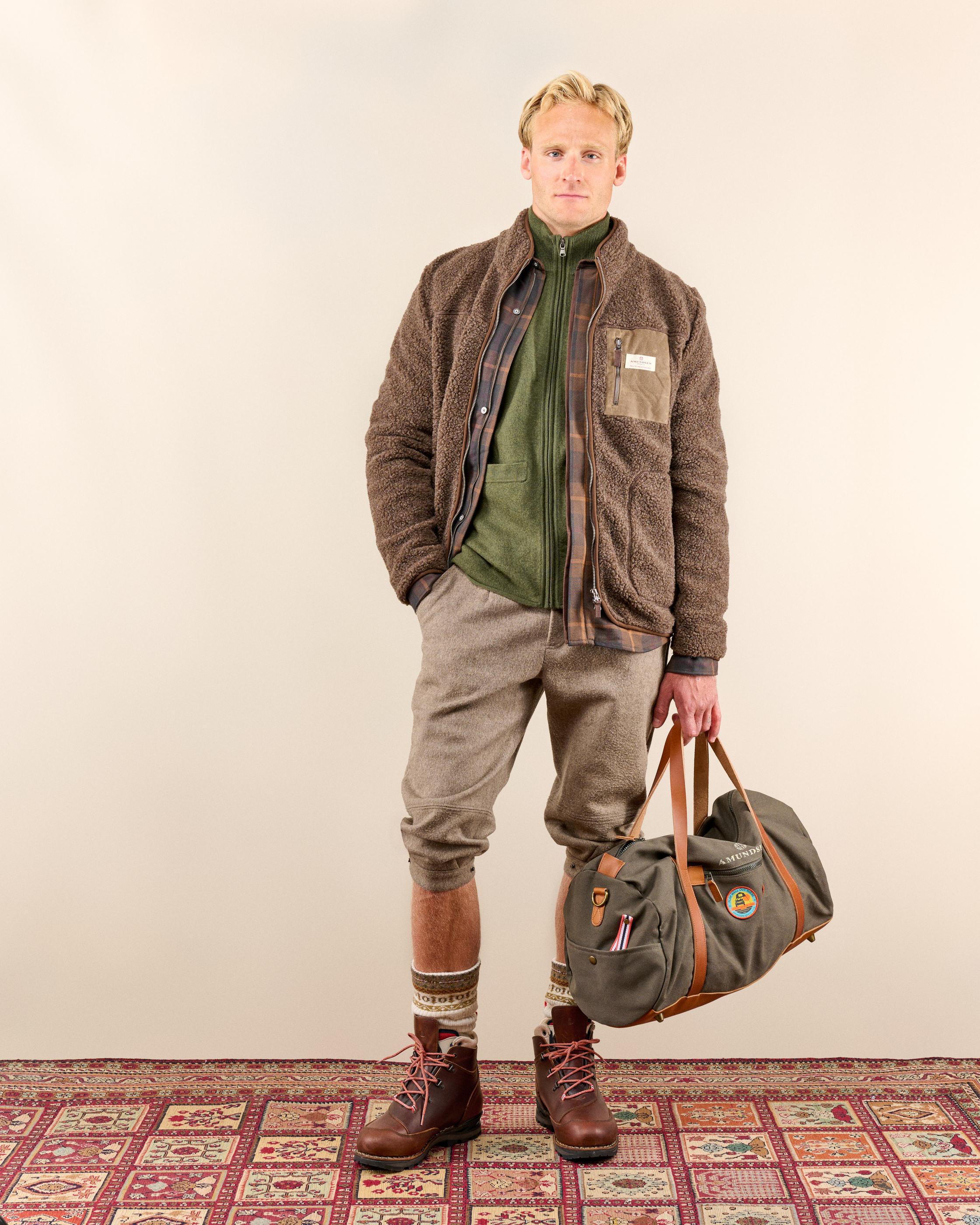 HEROES WOOL FLEECE JACKET MENS | Amundsen Sports