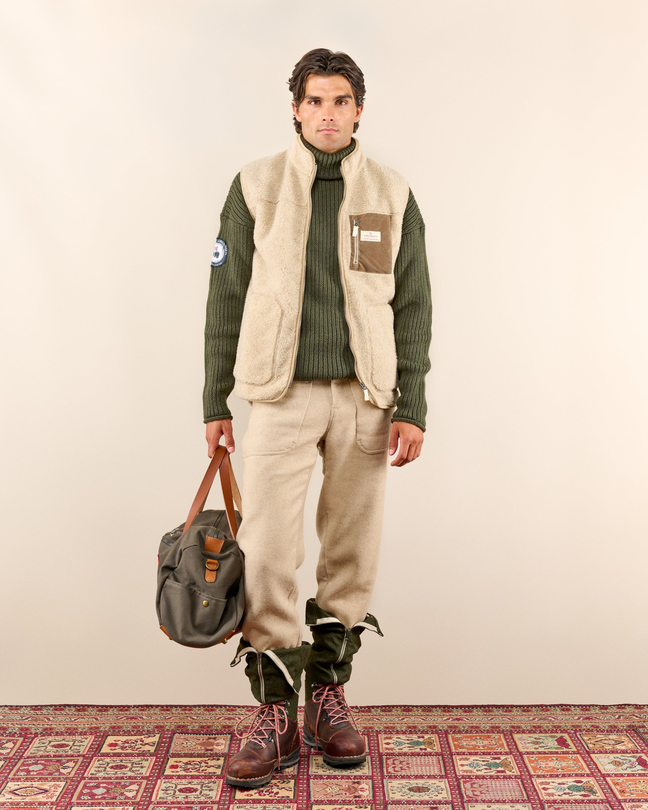 HEROES WOOL FLEECE VEST MENS | Amundsen Sports