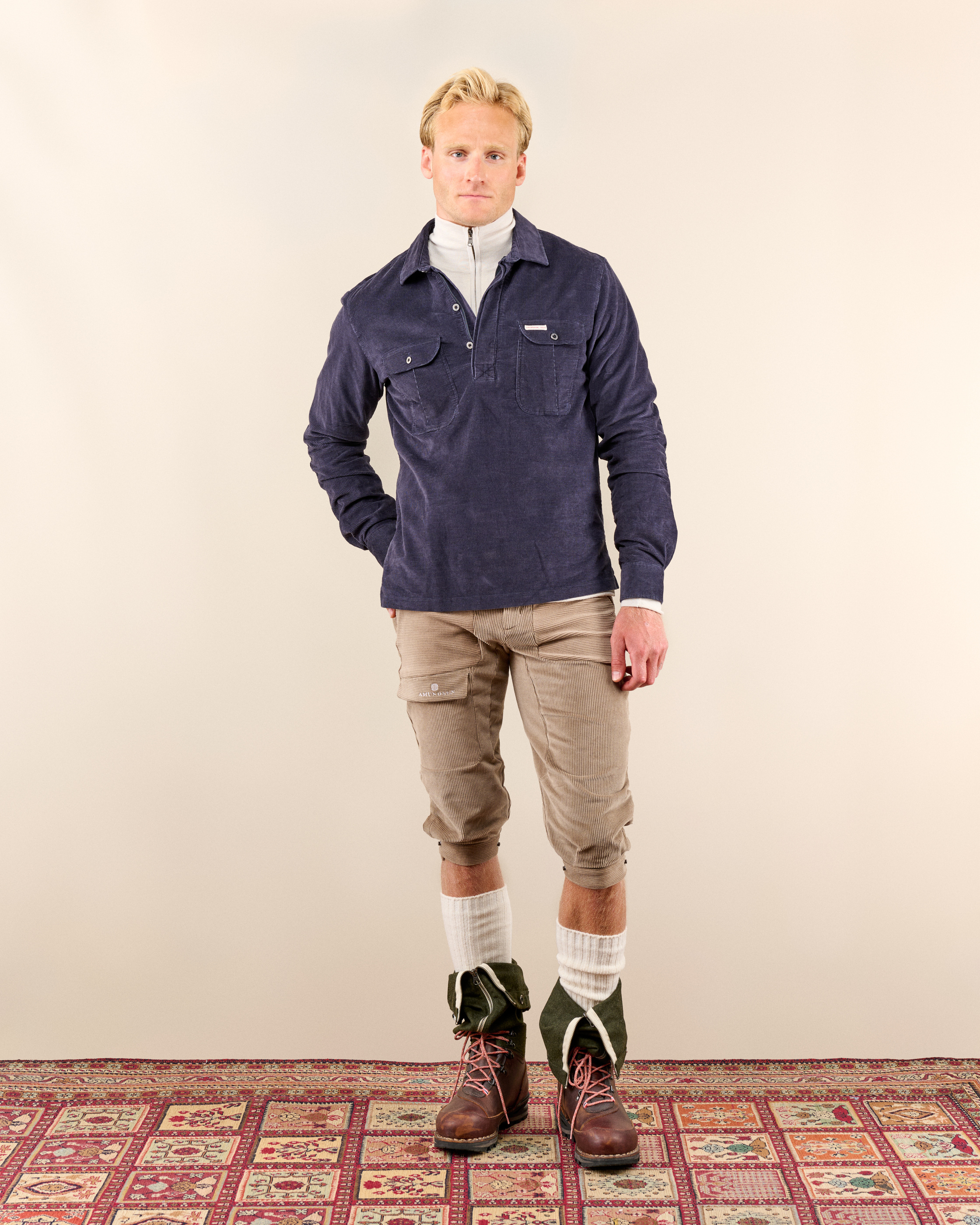 RANGER VELVET HALF-ZIP SHIRT MENS | Amundsen Sports