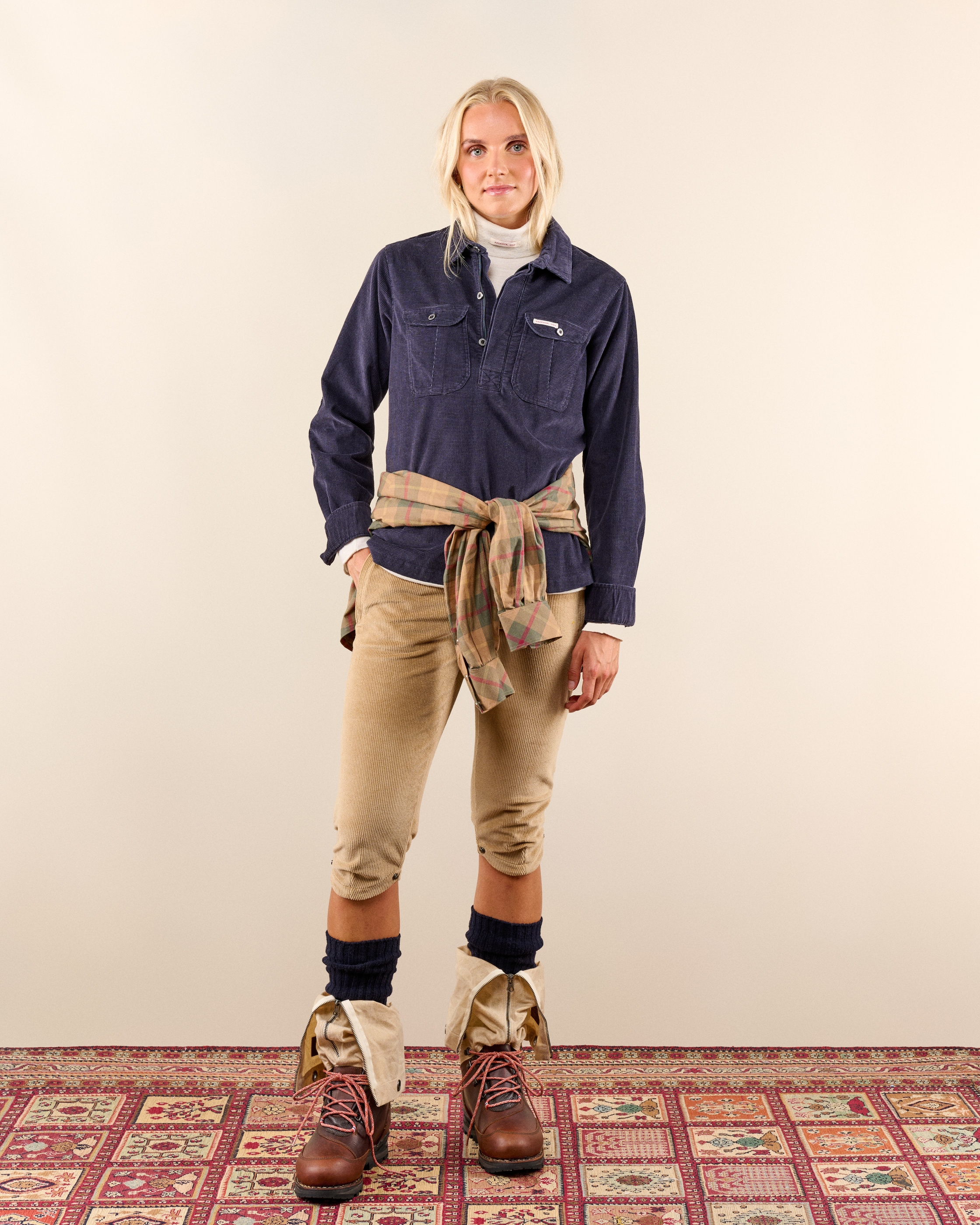 RANGER VELVET HALF-ZIP SHIRT WOMENS | Amundsen Sports