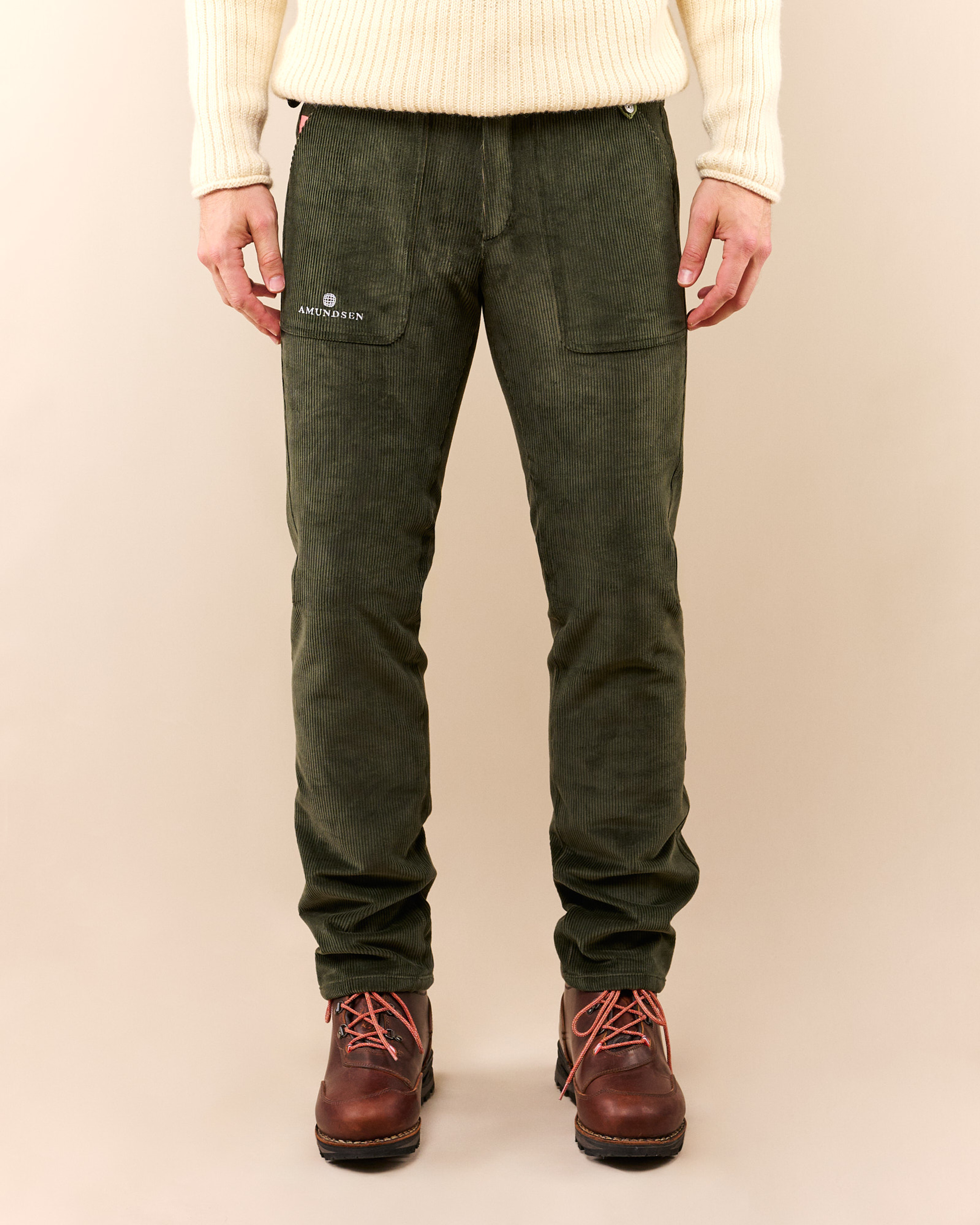 FJORDCORD SLACKS 8 WALE MENS | Amundsen Sports