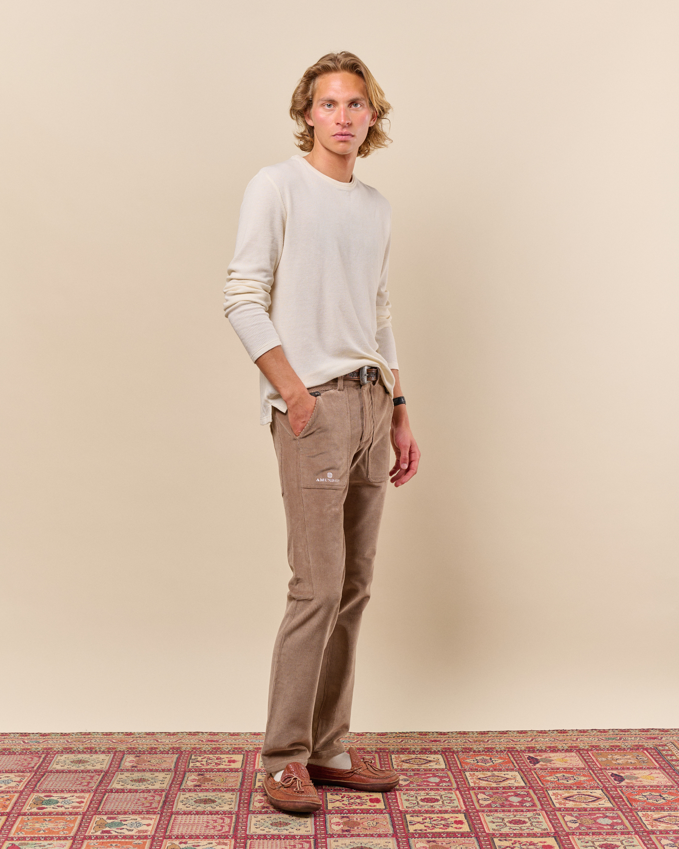 FJORDCORD SLACKS 8 WALE MENS | Amundsen Sports